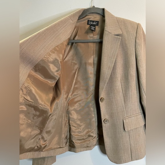 Rafaella Womens Suit Jacket Blazer Size 4 Lined Two Button Closure Stretch - Picture 6 of 7